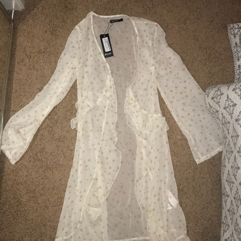 Star Print Maxi Blouse